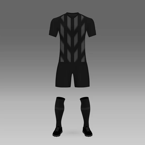 Kit Fútbol Eintracht Frankfurt Plantilla Camisa Para Camiseta Fútbol Ilustración — Archivo Imágenes Vectoriales