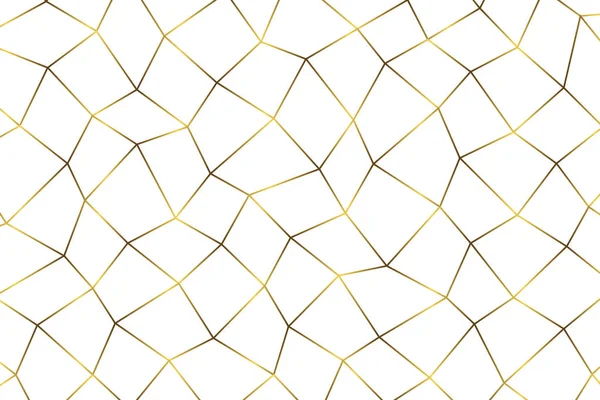 Patrón Abstracto Geométrico Dorado Plantilla Para Cumpleaños Boda Aniversario Diseño — Archivo Imágenes Vectoriales