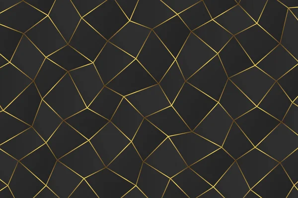 Padrão Abstrato Geométrico Dourado Modelo Para Aniversário Casamento Aniversário Design — Vetor de Stock