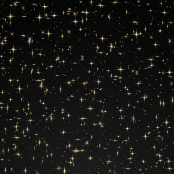 Небесный Фон Блестящими Звездами — стоковый вектор