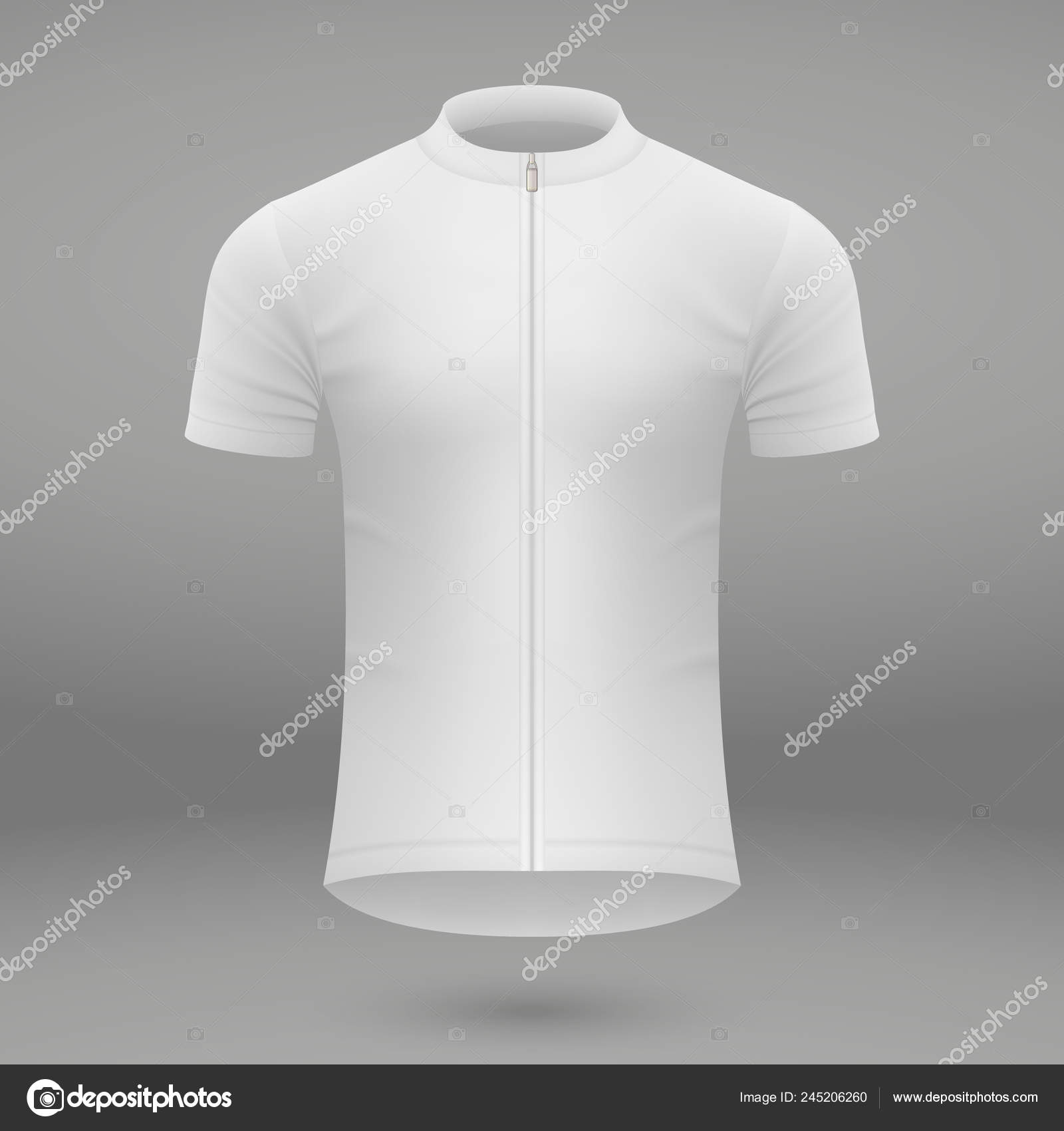 Shirt Template Cycling Jersey Vector Illustration Vector Image By C Grebeshkovmaxim Gmail Com Vector Stock 245206260