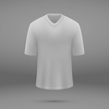 Amerikan futbolu jersey forması şablonu. Vektör çizim