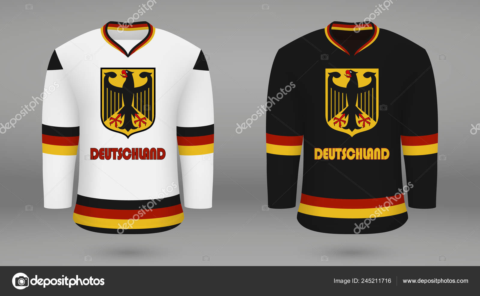Shirt Template Ice Hockey Jersey