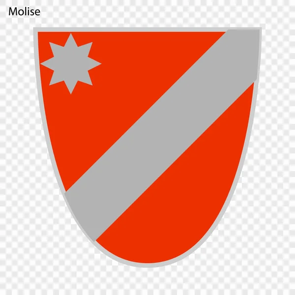 Emblema Molise Província Itália Ilustração Vetorial — Vetor de Stock