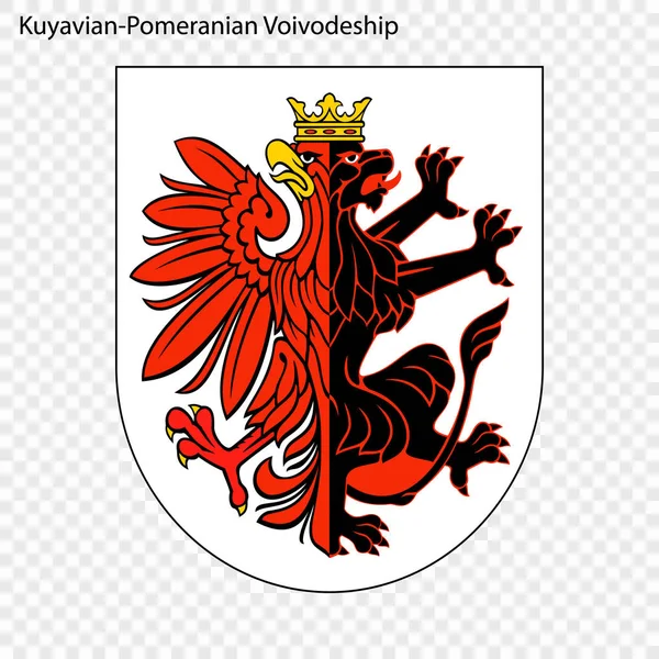 Emblema del estado de Polonia — Vector de stock