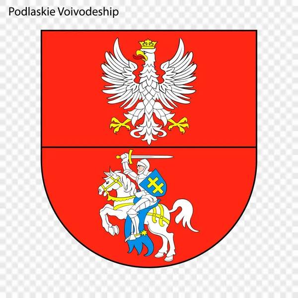 Keadaan Emblem Polandia - Stok Vektor