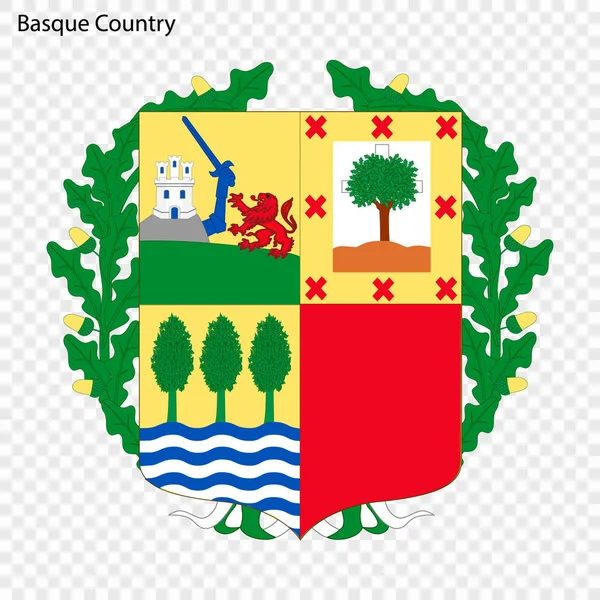 Provincia emblema di Spagna — Vettoriale Stock