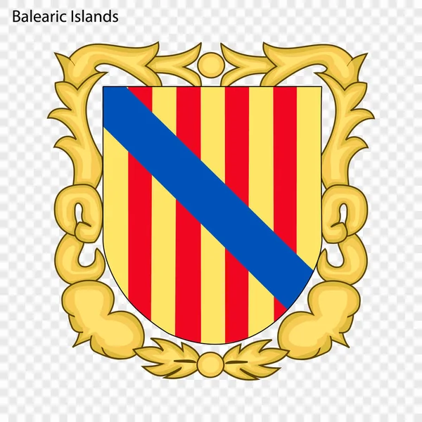 Provincia emblema di Spagna — Vettoriale Stock