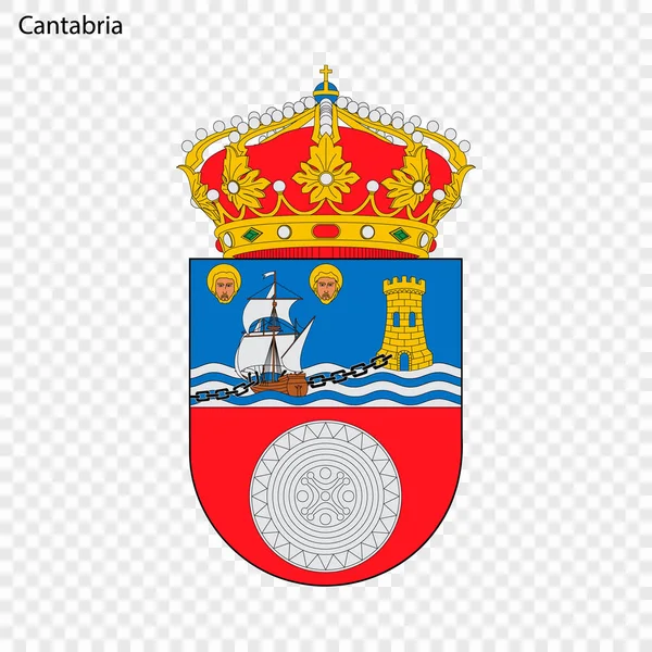 Província de Emblema de Espanha — Vetor de Stock