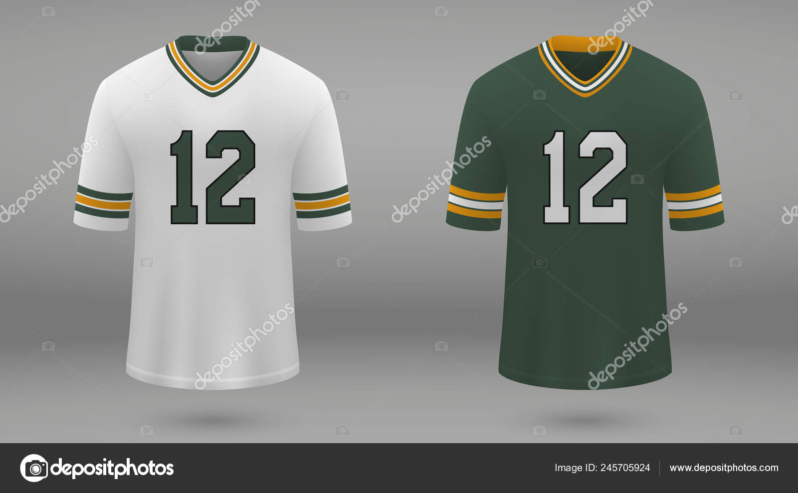 football jersey green bay packers