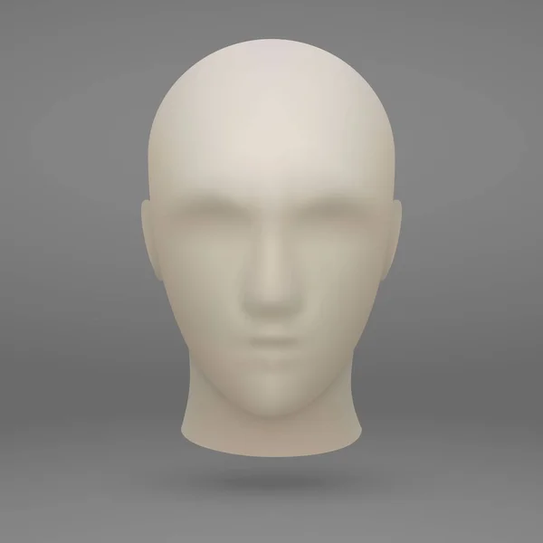 3D hlavy figuríny — Stockový vektor