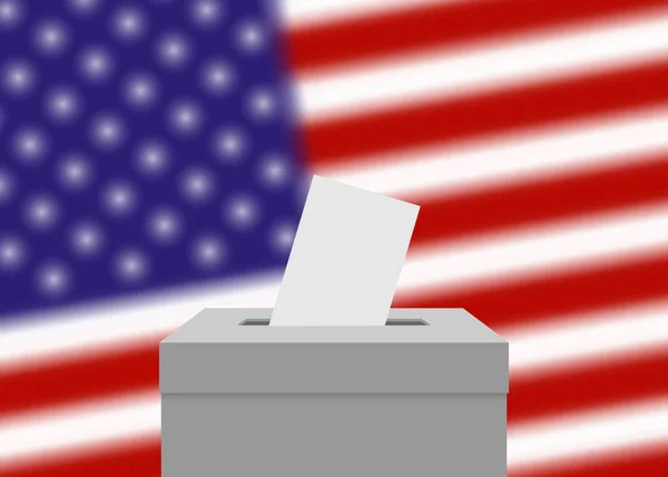 Fond de bannière électorale — Image vectorielle