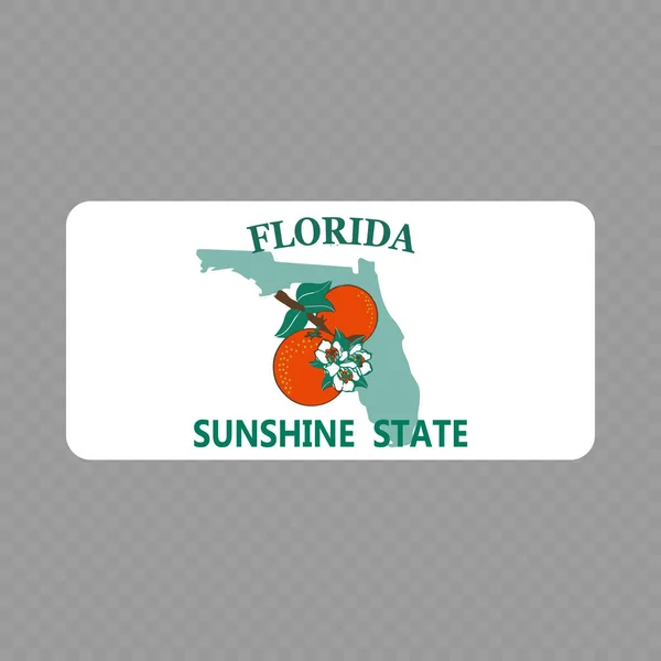 21 Florida license plate Vector Images | Depositphotos