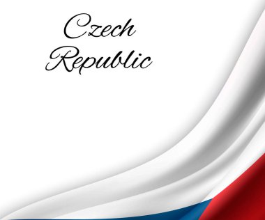 Beyaz arkaplanda bayrak sallama.