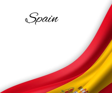 Beyaz arkaplanda bayrak sallama.