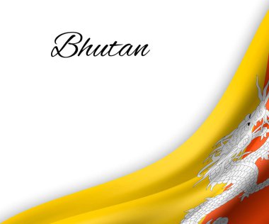 Beyaz arkaplanda bayrak sallama.