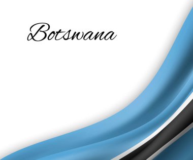 Beyaz arkaplanda bayrak sallama.