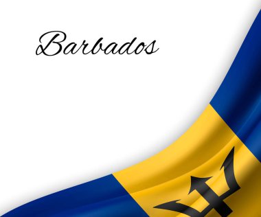 Beyaz arkaplanda bayrak sallama.