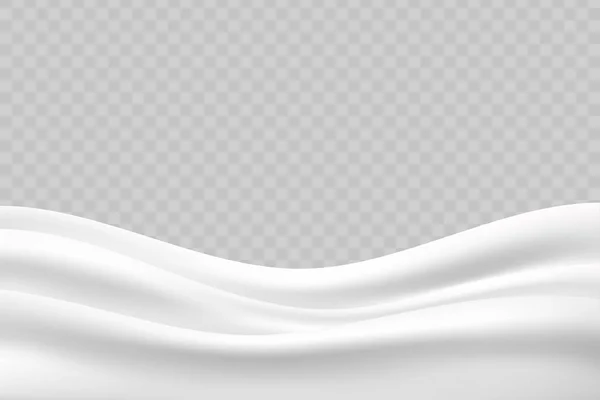 Wavy milk background — Stock Vector