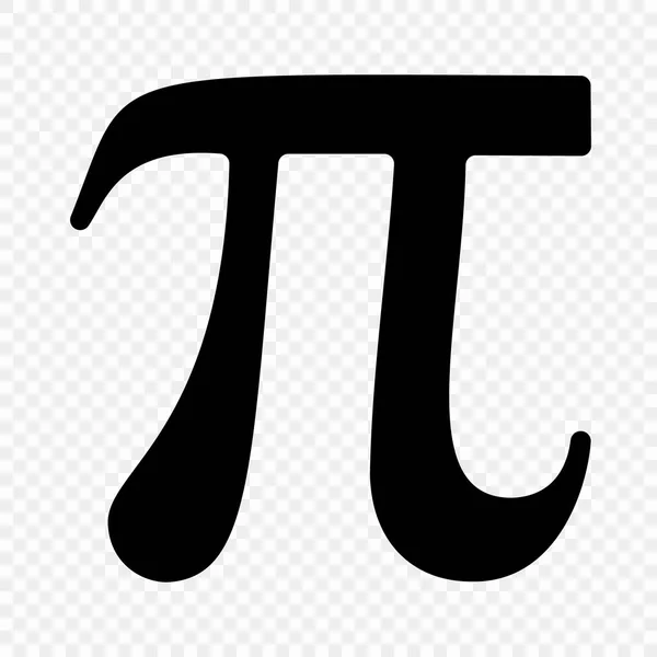 Pi symboolpictogram — Stockvector