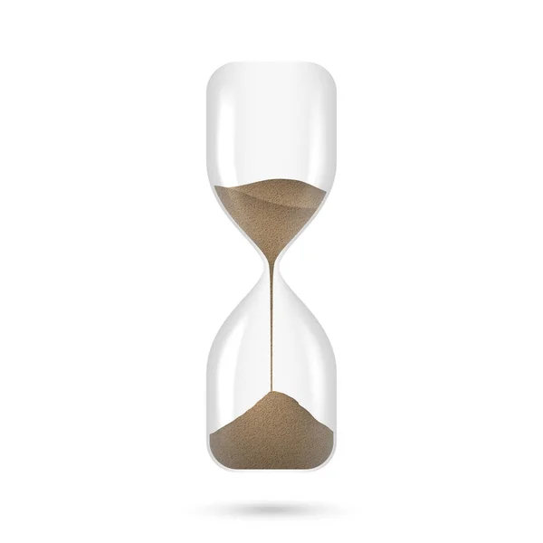 Ceasul cu clepsidră de nisip — Vector de stoc