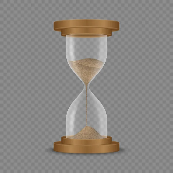 Reloj de arena reloj de arena — Vector de stock