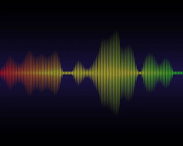 Musik ljudvågor — Stock vektor