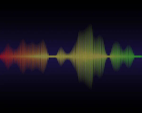 Musique Ondes sonores — Image vectorielle