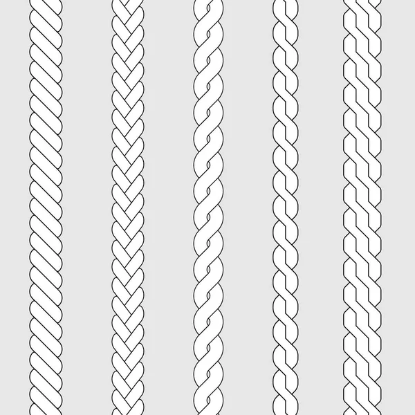 Плетемо і плетемо пензлик — стоковий вектор