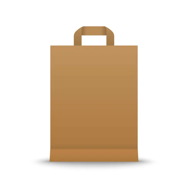 Bolsa de compras de papel — Vector de stock