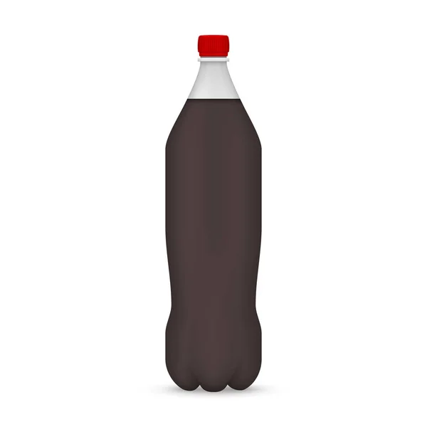 Botella de plástico realista — Vector de stock