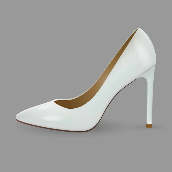 Zapatos de mujer realistas — Vector de stock