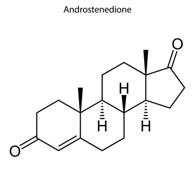 İskelet formülü Steroid molekülü.