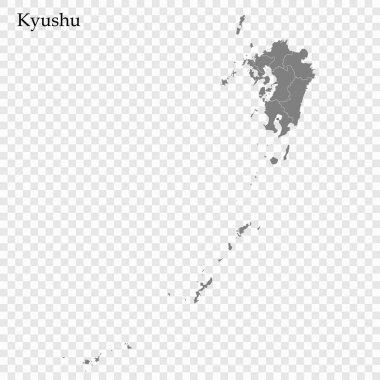 Japonya'nın Yüksek Kaliteli harita bölgesi