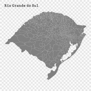 High Quality mapstate of Brazil clipart