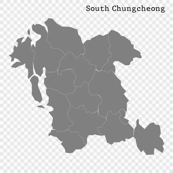Περιοχή χαρτών υψηλής ποιότητας της Νότιας Κορέας — Διανυσματικό Αρχείο