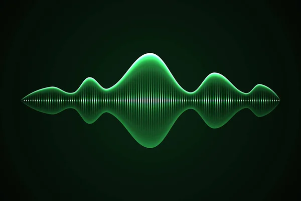 Musique abstraite onde sonore , — Image vectorielle