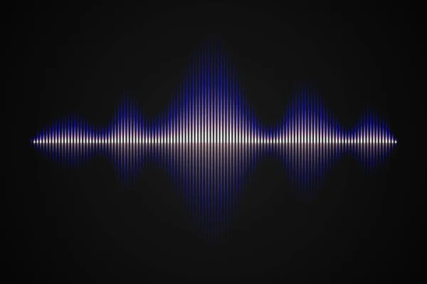 Musique abstraite onde sonore , — Image vectorielle