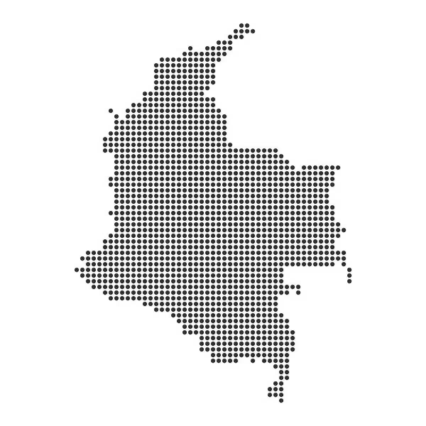 Carte avec point — Image vectorielle
