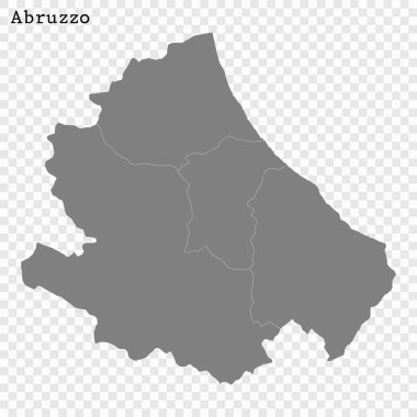 Yüksek Kaliteli harita İtalya'nın bir devlet