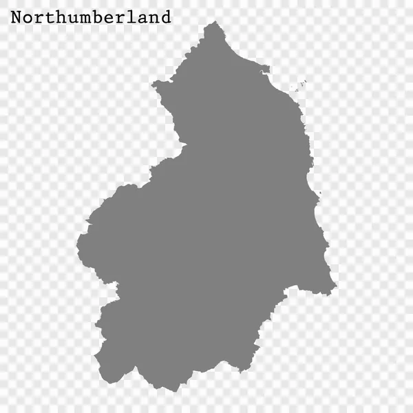 High Quality map is a county of England — Stock Vector