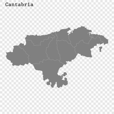 Yüksek Kaliteli harita İspanya'nın bir devlet