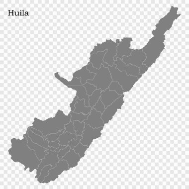 Yüksek Kaliteli harita Kolombiya bir devlet