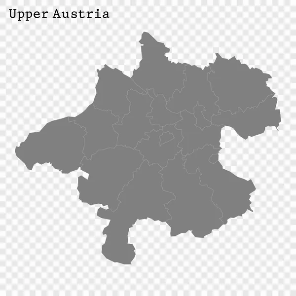 高品質のマップはオーストリアの状態です — ストックベクタ