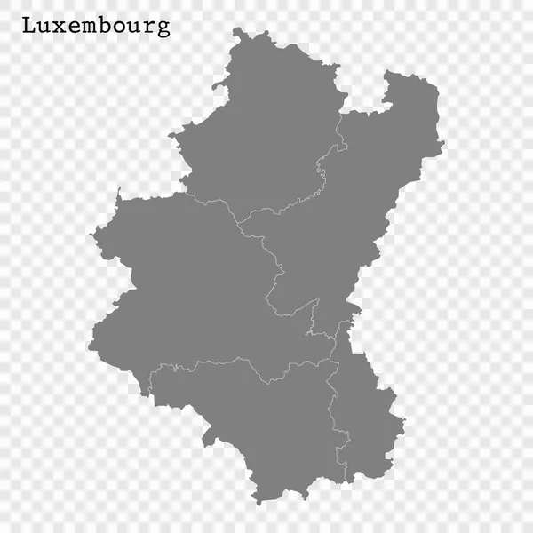 Mapa de alta calidad es una provincia de Bélgica — Archivo Imágenes Vectoriales