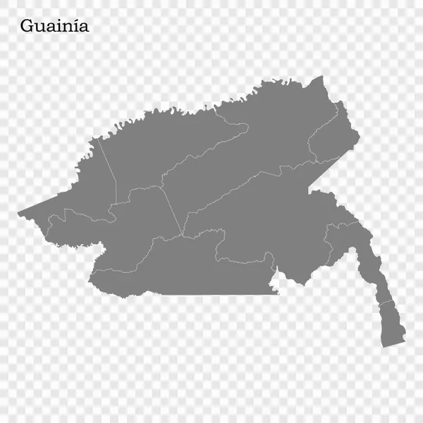 Mapa de alta calidad es un estado de Colombia — Vector de stock