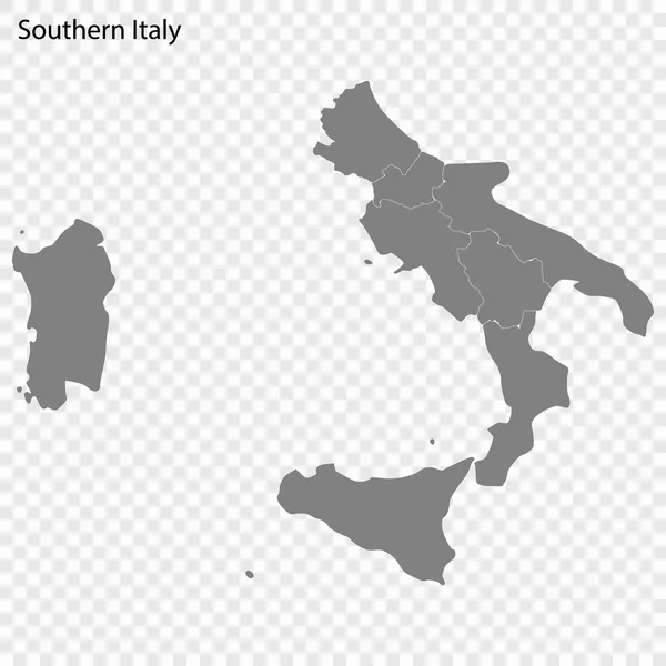 Carte de haute qualité est un état de l'Italie — Image vectorielle