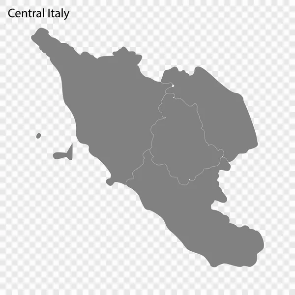 Hög kvalitet karta är en stat i Italien — Stock vektor