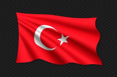 3d sallanan bayrak