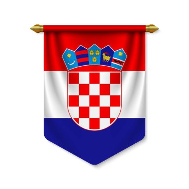 bayrağı ile 3D gerçekçi Flaman